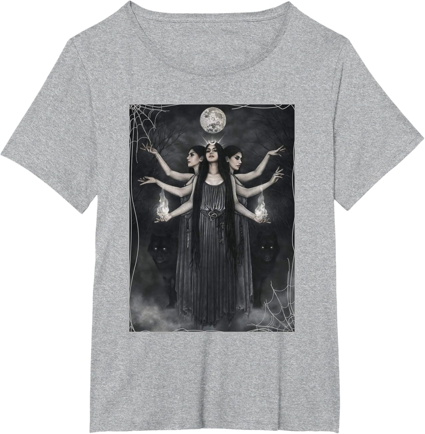 Vintage Cottagecore Aesthetic Witches werewolves Moon Witchy T-Shirt - lunas-mystic-emporium.com Vintage Cottagecore Aesthetic Witches werewolves Moon Witchy T-Shirt