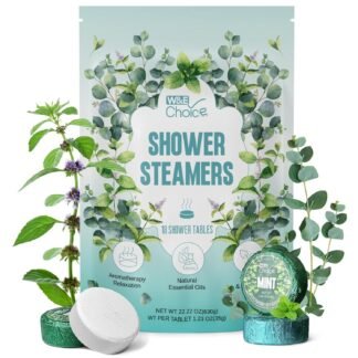 W&E Choice Shower Steamers 18 Counts- Christmas Gifts for Women, Shower Bombs Individual Package, Eucalyptus Mint Essential Oils for Daily Relaxation & Stress Relief, Gift for...