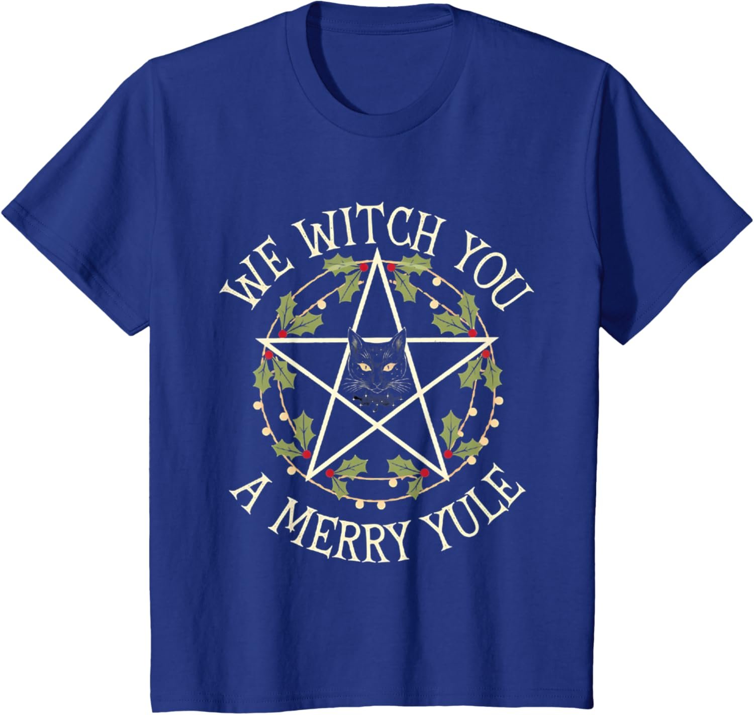 We Witch you a merry Yule Winter Solstice Christmas pagan T-Shirt - lunas-mystic-emporium.com We Witch you a merry Yule Winter Solstice Christmas pagan T-Shirt