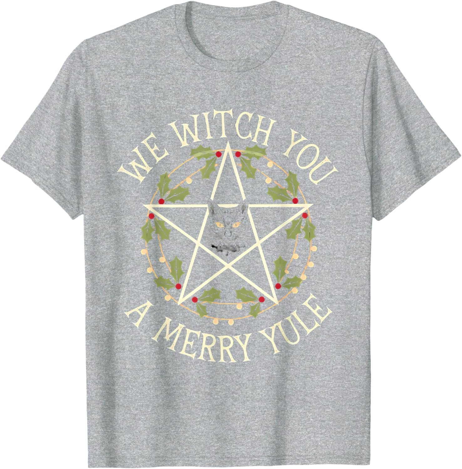 We Witch you a merry Yule Winter Solstice Christmas pagan T-Shirt - lunas-mystic-emporium.com We Witch you a merry Yule Winter Solstice Christmas pagan T-Shirt