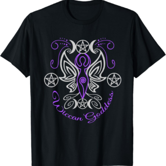 Wiccan Witch Pagan T Shirt - Wiccan Goddess Design T-Shirt