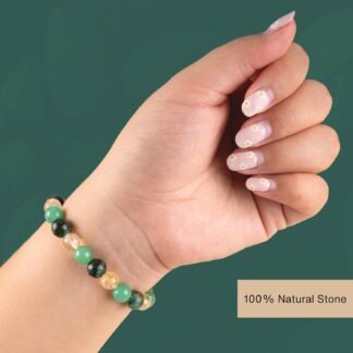 Wish Well Manifestation Crystal Bracelet for Women Men - Healing Crystal Bracelet - Handmade Beaded Bracelet - Spiritual Jewelry Gift