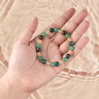 Wish Well Manifestation Crystal Bracelet for Women Men - Healing Crystal Bracelet - Handmade Beaded Bracelet - Spiritual Jewelry Gift