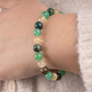 Wish Well Manifestation Crystal Bracelet for Women Men - Healing Crystal Bracelet - Handmade Beaded Bracelet - Spiritual Jewelry Gift