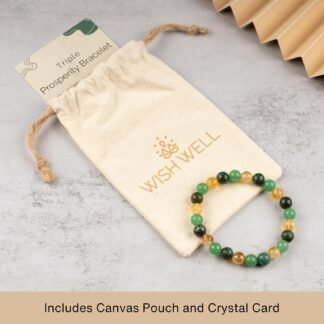 Wish Well Manifestation Crystal Bracelet for Women Men - Healing Crystal Bracelet - Handmade Beaded Bracelet - Spiritual Jewelry Gift