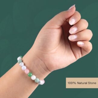 Wish Well Manifestation Crystal Bracelet for Women Men - Healing Crystal Bracelet - Handmade Beaded Bracelet - Spiritual Jewelry Gift