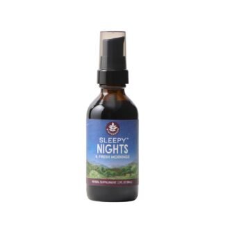 WishGarden Herbs Sleepy Nights & Fresh Mornings - All-Natural Herbal Sleep Aid Tincture, Organic Sleep Supplement with Passionflower, Hops and Scullcap, Supports Deep Sleep &...