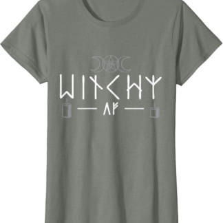 Witchy AF Three Moons Wicca T-Shirt - lunas-mystic-emporium.com Witchy AF Three Moons Wicca T-Shirt