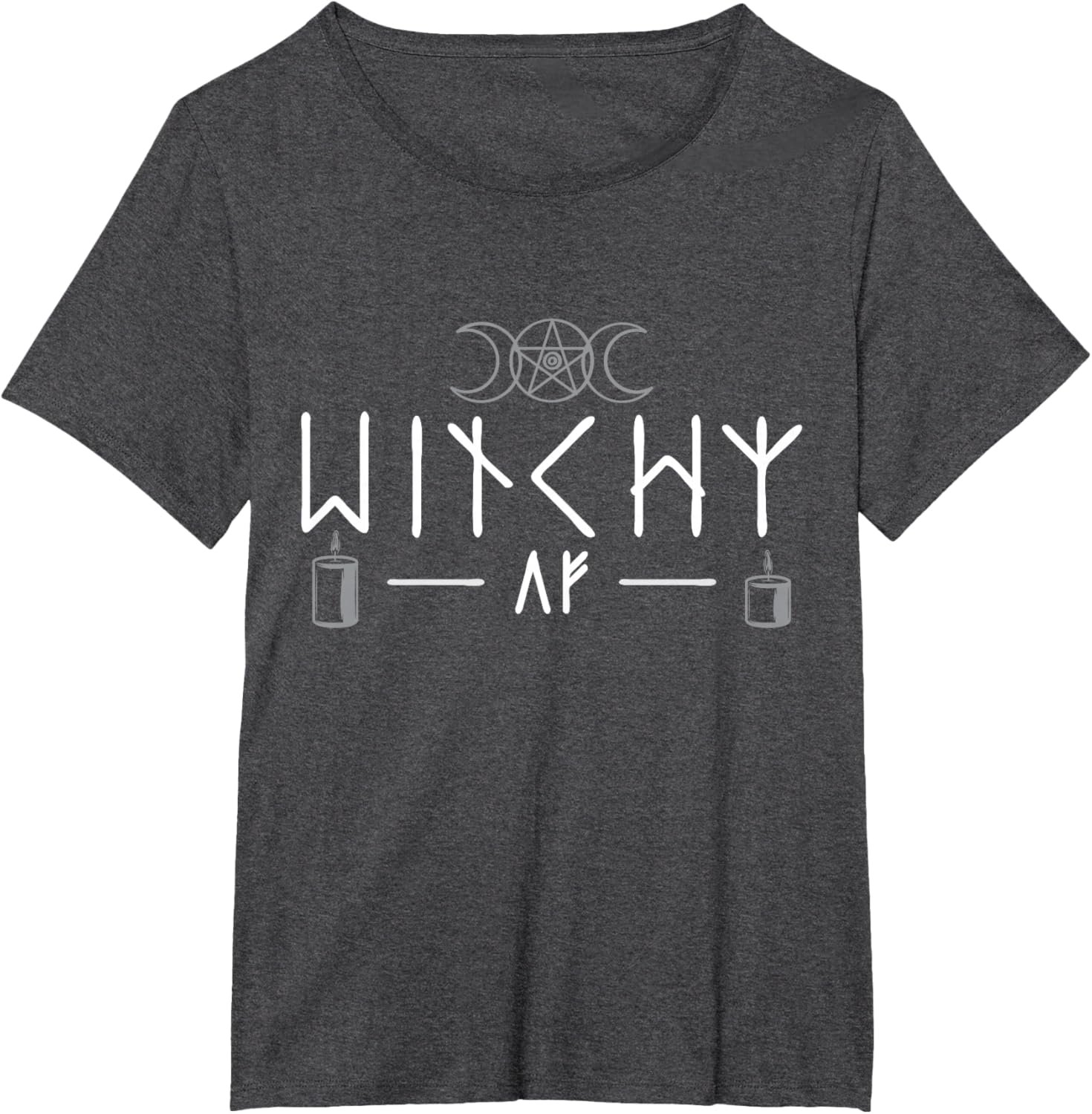 Witchy AF Three Moons Wicca T-Shirt - lunas-mystic-emporium.com Witchy AF Three Moons Wicca T-Shirt