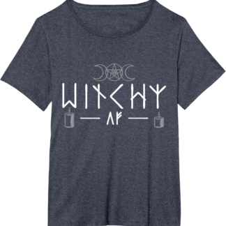 Witchy AF Three Moons Wicca T-Shirt - lunas-mystic-emporium.com Witchy AF Three Moons Wicca T-Shirt