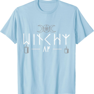 Witchy AF Three Moons Wicca T-Shirt - lunas-mystic-emporium.com Witchy AF Three Moons Wicca T-Shirt