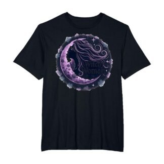 Witchy Woman Mystical Moon Goddess for Wiccan Lovers T-Shirt
