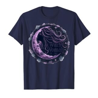 Witchy Woman Mystical Moon Goddess for Wiccan Lovers T-Shirt