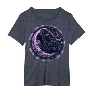 Witchy Woman Mystical Moon Goddess for Wiccan Lovers T-Shirt