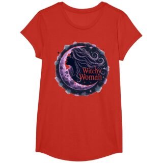Witchy Woman Mystical Moon Goddess for Wiccan Lovers T-Shirt