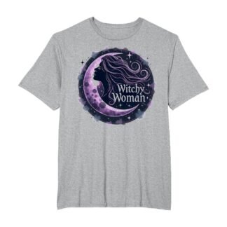 Witchy Woman Mystical Moon Goddess for Wiccan Lovers T-Shirt