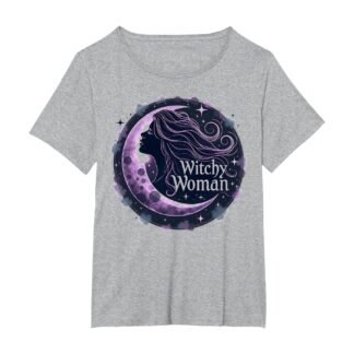 Witchy Woman Mystical Moon Goddess for Wiccan Lovers T-Shirt