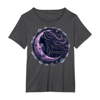 Witchy Woman Mystical Moon Goddess for Wiccan Lovers T-Shirt