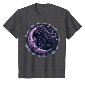 Witchy Woman Mystical Moon Goddess for Wiccan Lovers T-Shirt