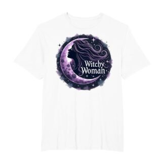 Witchy Woman Mystical Moon Goddess for Wiccan Lovers T-Shirt
