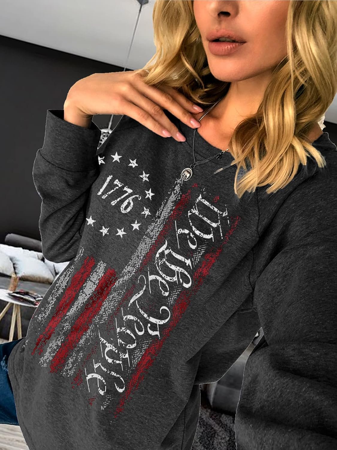 Womens Long Sleeve Shirt Pullover Tops Loose Casual Crewneck T-Shirt Lightweight Sweatshirt - lunas-mystic-emporium.com Womens Long Sleeve Shirt Pullover Tops, Loose Casual Crewneck T-Shirt Lightweight Sweatshirt