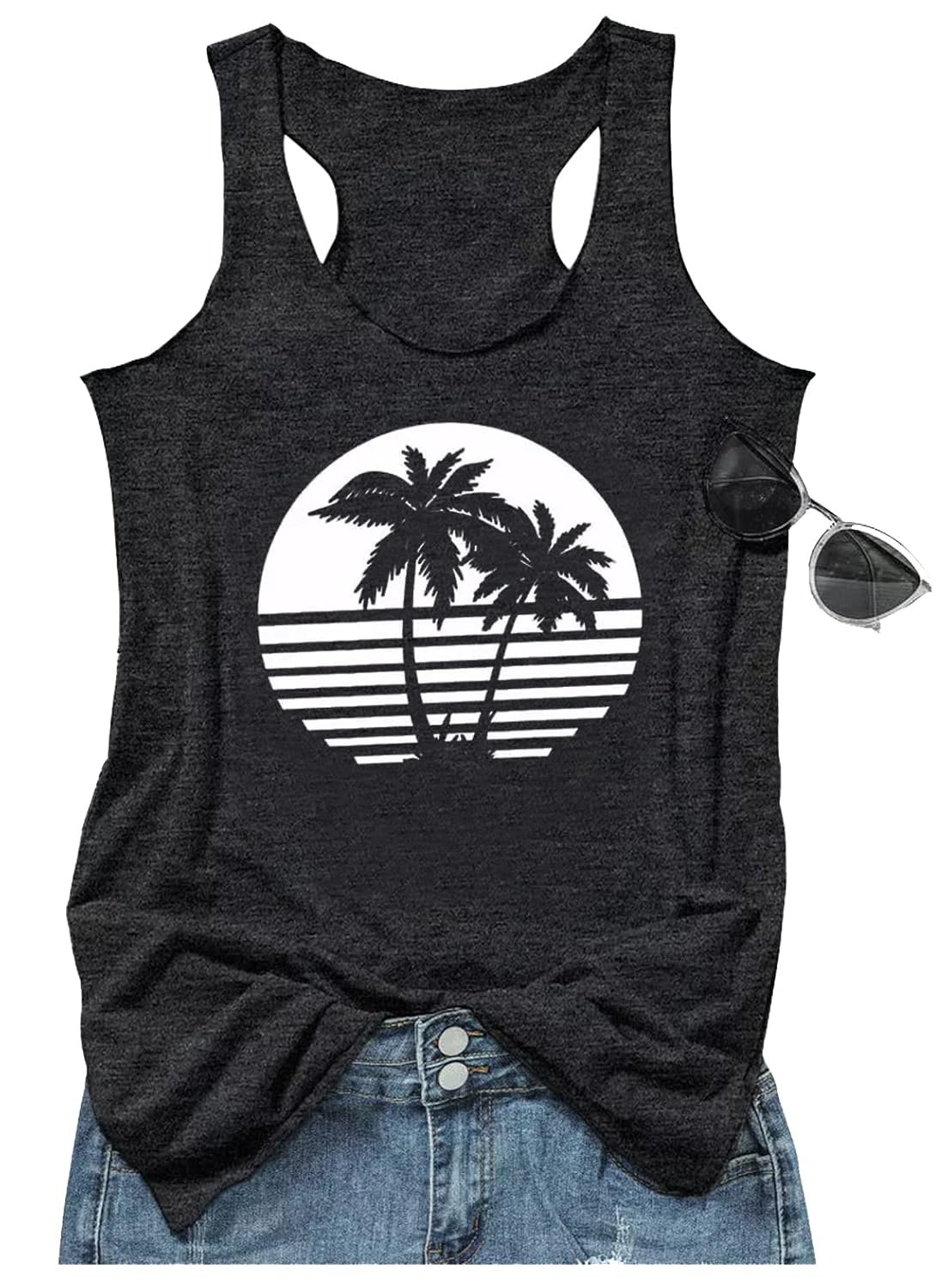 Womens Mandala Vintage Graphic Racerback Tank Tops Summer Casual Loose O-Neck Tanks Vest Vacation Classic-Fit Shirt Cami - lunas-mystic-emporium.com Womens Mandala Vintage Graphic Racerback Tank Tops Summer Casual Loose O-Neck Tanks Vest Vacation Classic-Fit Shirt Cami