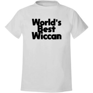 Worlds Best Wiccan - Mens Soft Comfortable T-Shirt - lunas-mystic-emporium.com World's Best Wiccan - Men's Soft & Comfortable T-Shirt