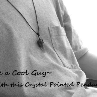 XIANNVXI Healing Crystal Stone Pointed Necklace Adjustable Black Rope Natural Gemstone Pendant Necklaces Jewelry for Men Women - lunas-mystic-emporium.com XIANNVXI Healing Crystal Stone Pointed Necklace Adjustable Black Rope Natural Gemstone Pendant Necklaces Jewelry for Men Women