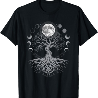 Yggdrasil Norse Tree Life Phases Viking T-Shirt