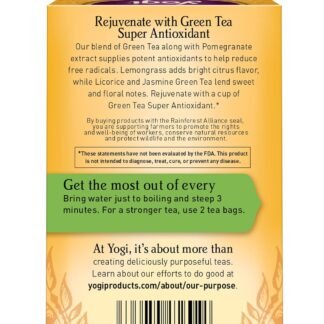 Yogi Tea, Green Tea Super Antioxidant, 16 Count