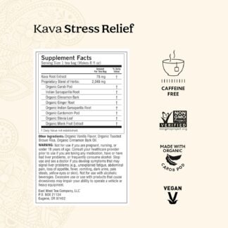 Yogi Tea - Kava Stress Relief (6 Pack) - Eases Tension and Promotes Relaxation - Caffeine Free - 96 Herbal Tea Bags