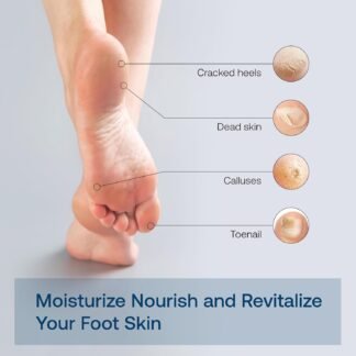 16oz Tea Tree Oil Foot Soak with Epsom Salt - For Stinky Feet, Softens Calluses, Cracked Heel Care, Toenail Repair - Epsom Salts for Soaking, Pedicure Foot Spa for Women, Men