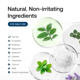 16oz Tea Tree Oil Foot Soak with Epsom Salt - For Stinky Feet, Softens Calluses, Cracked Heel Care, Toenail Repair - Epsom Salts for Soaking, Pedicure Foot Spa for Women, Men