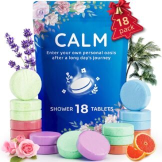 18-Pack Shower Steamers Aromatherapy, Shower Bath Bombs with Individually Wrapped, Variety Shower Tablets, Mothers Day Presents for Mom, Birthday Presents for Women, White Elephant