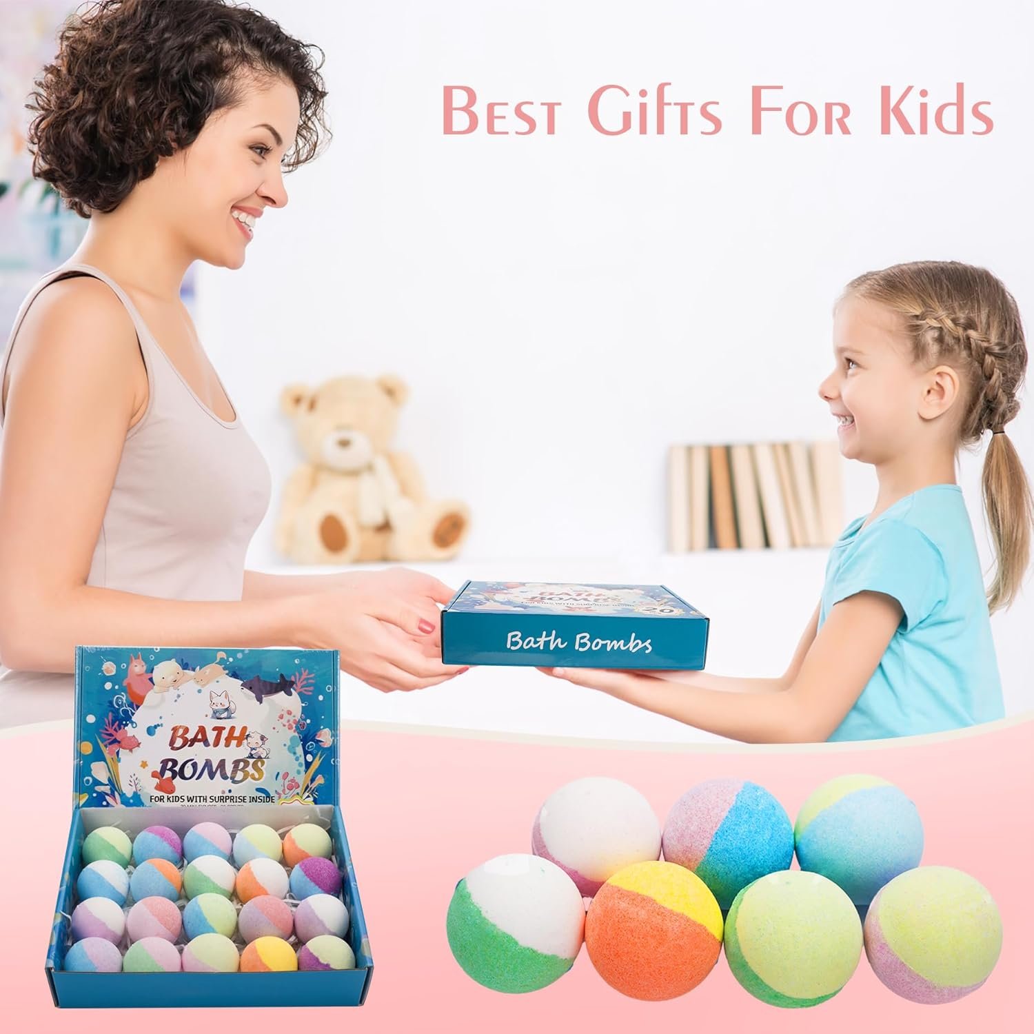 20 Pack Bath Bombs for Kids with Surprise Inside Bubble Bath Toys Organic Natural Bath Bombs Set Stocking Stuffers Birthday Christmas Gifts for Kids 3 4 5 6 7 8 Years Old Boys - lunas-mystic-emporium.com 20 Pack Bath Bombs for Kids with Surprise Inside Bubble Bath Toys Organic Natural Bath Bombs Set Stocking Stuffers Birthday Christmas Gifts for Kids 3 4 5 6 7 8 Years Old Boys...