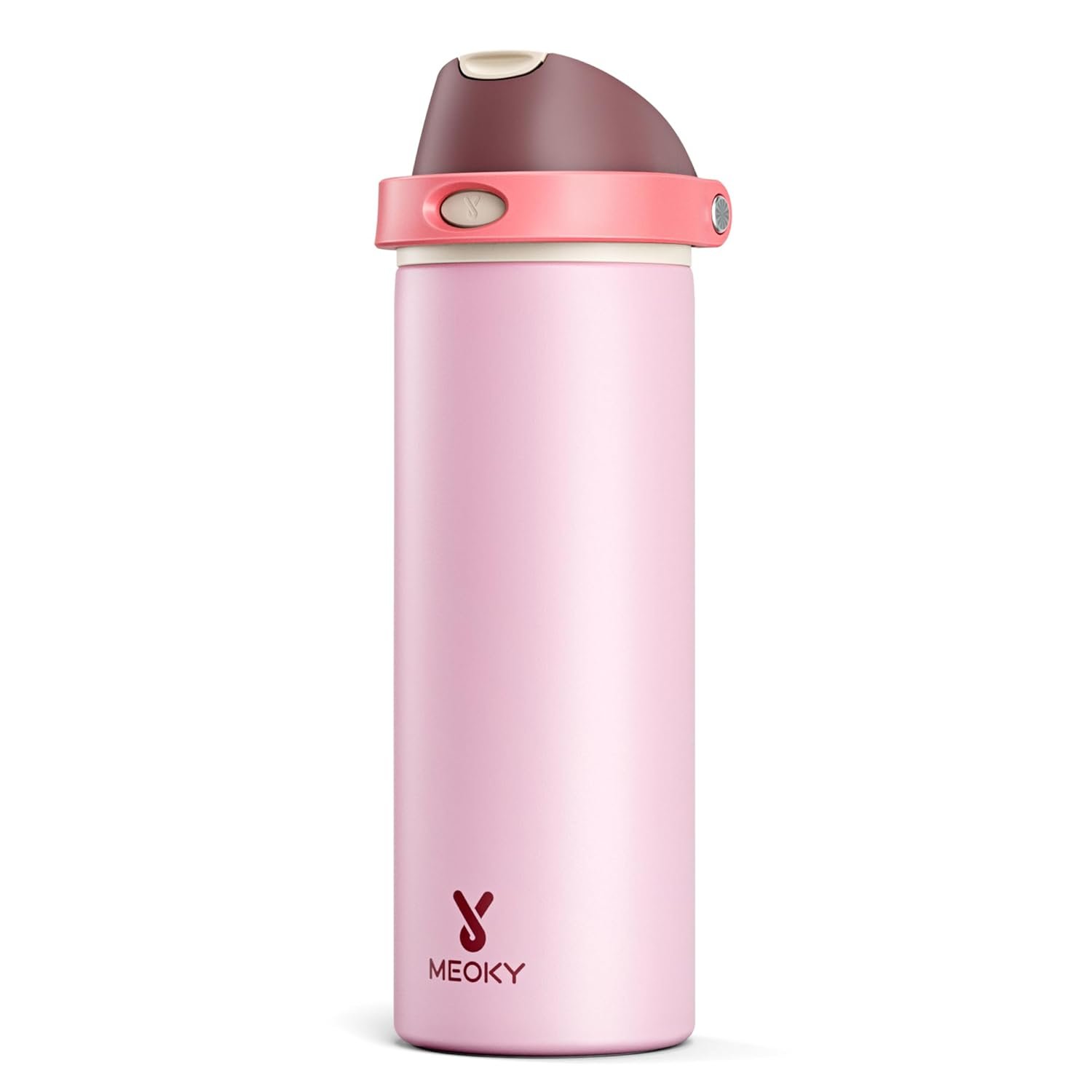 24 oz Insulated Water Bottle for Sports Meoky Stainless Steel Water Bottle with Straw and Spout Lid - Leak Proof Cold for 24 Hours Fits in Car Cup Holder BPA-Free for Women - lunas-mystic-emporium.com 24 oz Insulated Water Bottle for Sports: Meoky Stainless Steel Water Bottle with Straw and Spout Lid - Leak Proof, Cold for 24 Hours, Fits in Car Cup Holder, BPA-Free for Women...