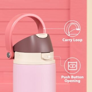 24 oz Insulated Water Bottle for Sports Meoky Stainless Steel Water Bottle with Straw and Spout Lid - Leak Proof Cold for 24 Hours Fits in Car Cup Holder BPA-Free for Women - lunas-mystic-emporium.com 24 oz Insulated Water Bottle for Sports: Meoky Stainless Steel Water Bottle with Straw and Spout Lid - Leak Proof, Cold for 24 Hours, Fits in Car Cup Holder, BPA-Free for Women...