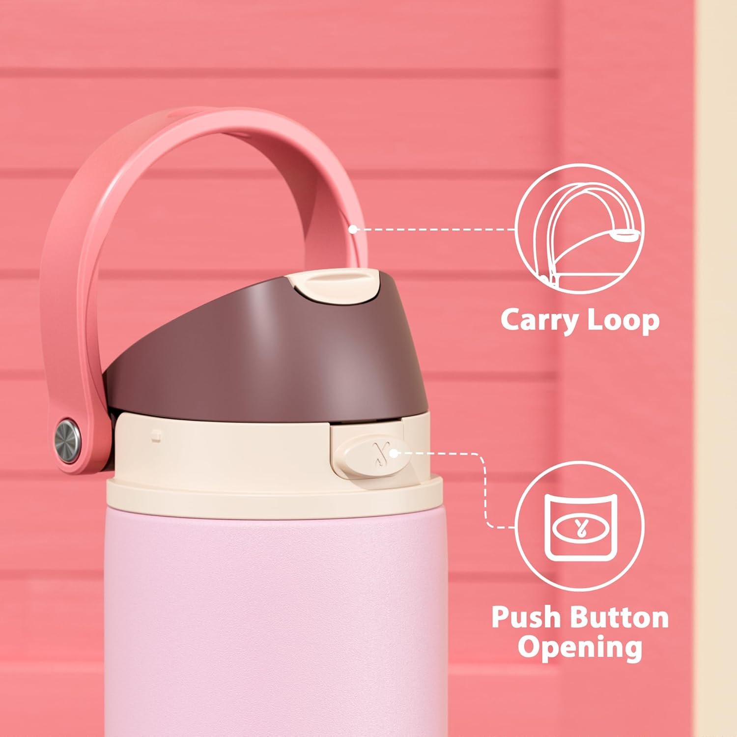 24 oz Insulated Water Bottle for Sports Meoky Stainless Steel Water Bottle with Straw and Spout Lid - Leak Proof Cold for 24 Hours Fits in Car Cup Holder BPA-Free for Women - lunas-mystic-emporium.com 24 oz Insulated Water Bottle for Sports: Meoky Stainless Steel Water Bottle with Straw and Spout Lid - Leak Proof, Cold for 24 Hours, Fits in Car Cup Holder, BPA-Free for Women...