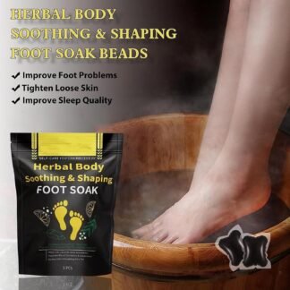 25Pcs Herbal Detox Cleansing Foot Soak Beads, Herbal Detox and Shaping Foot soak Beads Body Detox Foot Soak Natural Herbal Foot Massage Beads, Relaxing and Soothing Experience...