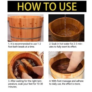 25Pcs Herbal Detox Cleansing Foot Soak Beads, Herbal Detox and Shaping Foot soak Beads Body Detox Foot Soak Natural Herbal Foot Massage Beads, Relaxing and Soothing Experience...