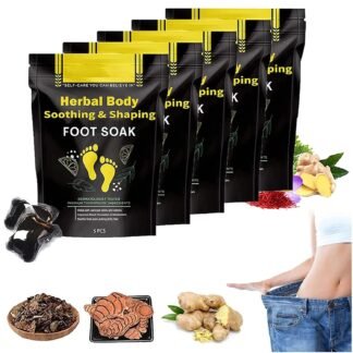 25Pcs Herbal Detox Cleansing Foot Soak Beads, Herbal Detox and Shaping Foot soak Beads Body Detox Foot Soak Natural Herbal Foot Massage Beads, Relaxing and Soothing Experience...