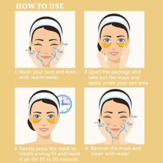 30 Pairs Under Eye Collagen Patches Gold Moisturizing Under Eye Mask Under Eye Gel Pads for dark circles and puffiness - lunas-mystic-emporium.com 30 Pairs Under Eye Collagen Patches, Gold Moisturizing Under Eye Mask, Under Eye Gel Pads for dark circles and puffiness