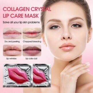 30 pieces of Moisturizing Collagen Crystal Lip Mask - Anti-Ageing & Anti Chapped, Reduce lip Wrinkles, Fade Lip Color, Make Skin Smooth (Pink)