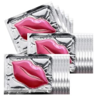 30 pieces of Moisturizing Collagen Crystal Lip Mask - Anti-Ageing & Anti Chapped, Reduce lip Wrinkles, Fade Lip Color, Make Skin Smooth (Pink)