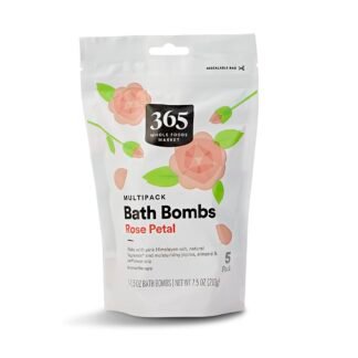 365 by Whole Foods Market, Bath Soak, Rose Petal with Himalayan Salt, 5 Count