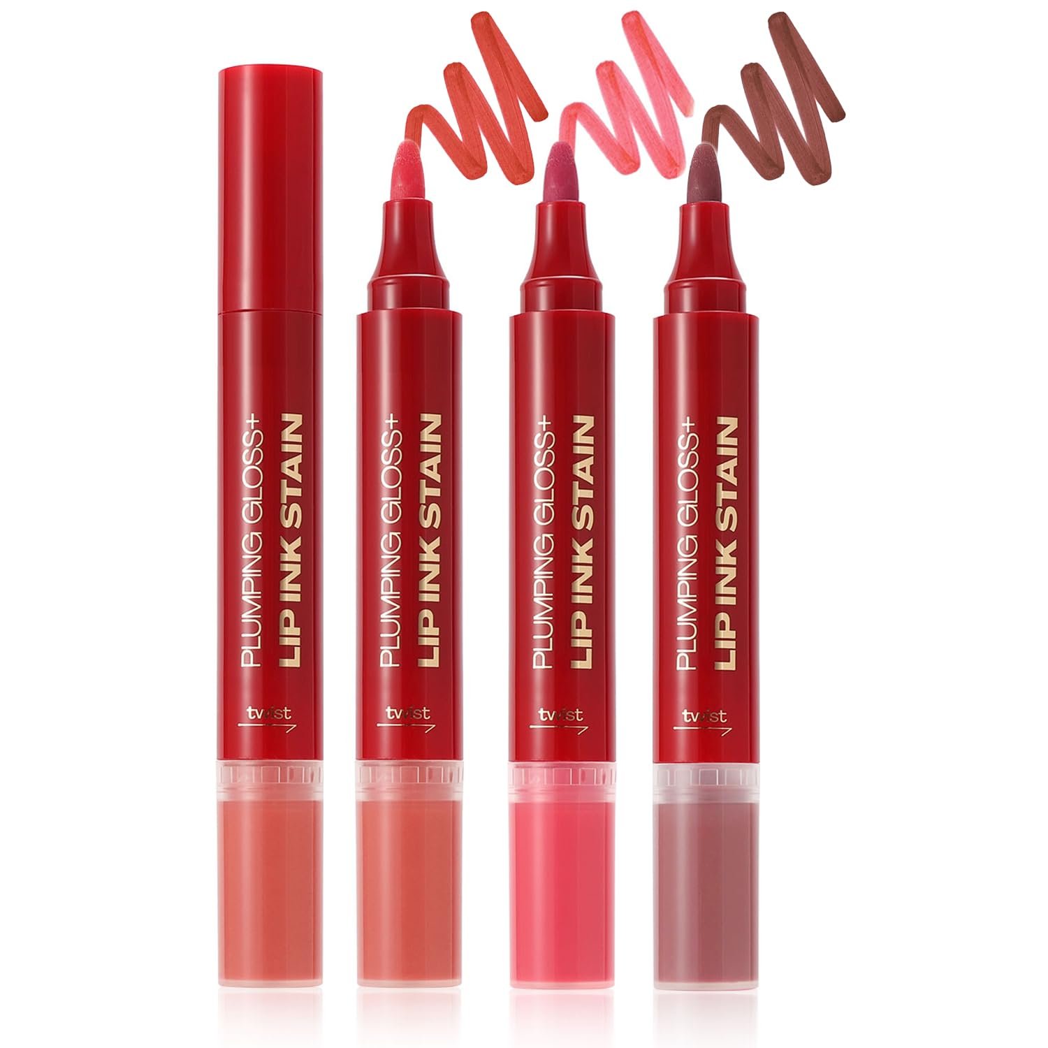 3pcs Lip Stain with Precise Pen-Like Tip Chisel Tip Marker Lipstain Smooth Application Satin Stained Finish Matte Color Look Transfer-Proof All Day Wear Lip Color - lunas-mystic-emporium.com 3pcs Lip Stain with Precise Pen-Like Tip, Chisel Tip Marker Lipstain, Smooth Application, Satin Stained Finish, Matte Color Look, Transfer-Proof, All Day Wear Lip Color