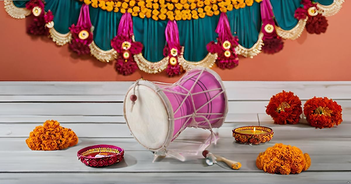 5 Inch Small Handmade Traditional Authentic Wooden Leather Classical Indian Folk Dumroo Damroo Damaru Hand Drum Percussion Instrument Set Decorative Collectible Showpiece - lunas-mystic-emporium.com 5 Inch Small Handmade Traditional Authentic Wooden & Leather Classical Indian Folk Dumroo Damroo Damaru Hand Drum Percussion Instrument Set, Decorative Collectible Showpiece...