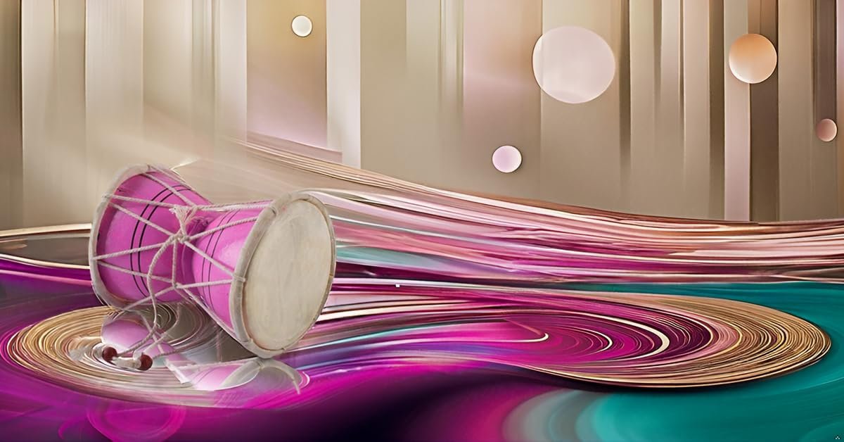 5 Inch Small Handmade Traditional Authentic Wooden Leather Classical Indian Folk Dumroo Damroo Damaru Hand Drum Percussion Instrument Set Decorative Collectible Showpiece - lunas-mystic-emporium.com 5 Inch Small Handmade Traditional Authentic Wooden & Leather Classical Indian Folk Dumroo Damroo Damaru Hand Drum Percussion Instrument Set, Decorative Collectible Showpiece...