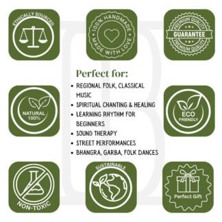 5 Inch Small Handmade Traditional Authentic Wooden Leather Classical Indian Folk Dumroo Damroo Damaru Hand Drum Percussion Instrument Set Decorative Collectible Showpiece - lunas-mystic-emporium.com 5 Inch Small Handmade Traditional Authentic Wooden & Leather Classical Indian Folk Dumroo Damroo Damaru Hand Drum Percussion Instrument Set, Decorative Collectible Showpiece...