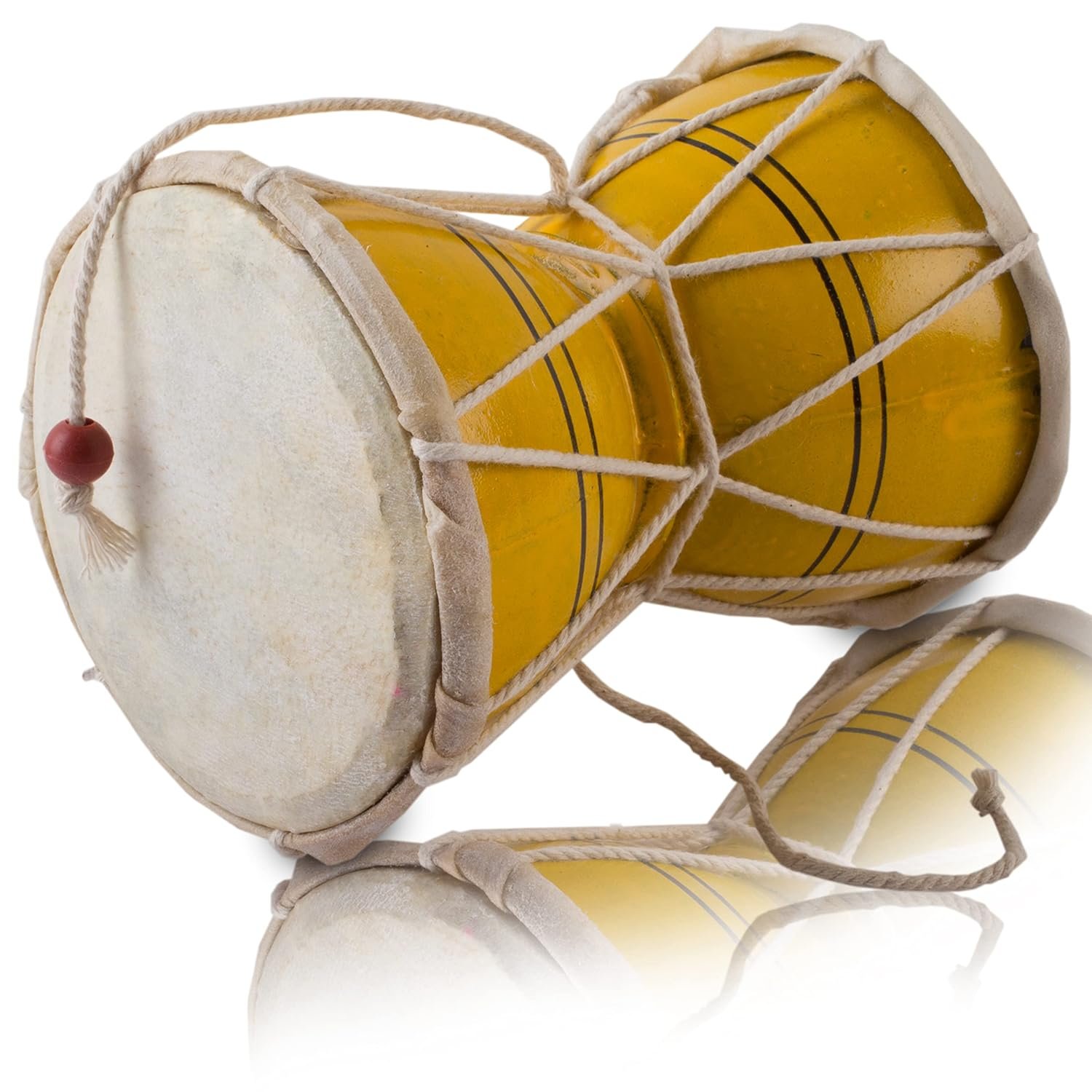 5 Inch Small Handmade Traditional Authentic Wooden Leather Classical Indian Folk Dumroo Damroo Damaru Hand Drum Percussion Instrument Set Decorative Collectible Showpiece - lunas-mystic-emporium.com 5 Inch Small Handmade Traditional Authentic Wooden & Leather Classical Indian Folk Dumroo Damroo Damaru Hand Drum Percussion Instrument Set, Decorative Collectible Showpiece...